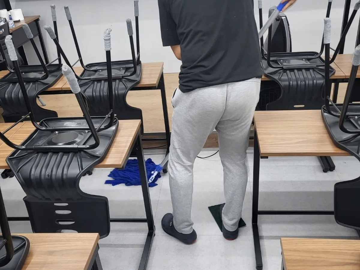 파주시 야동동 학교 교장실·교무실 위생청소 사례 - 행진크린